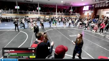 106 lbs Quarterfinal - Libby Roberts, University vs Aidan Rork, Sandpoint