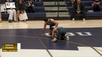 174 lbs Mason Espinoza, California Baptist vs Guillermo Escobedo, CSU Bakersfield