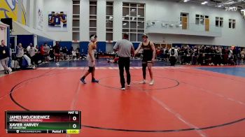 165 lbs Cons. Round 3 - Xavier Harvey, St Augustine vs JAMES WOJCIKIEWICZ, Bethalto (Civic Memorial)