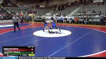108 lbs Cons. Round 3 - Kourtney Arnold, Conway vs Drew Spurgeon, Sylvan Hills