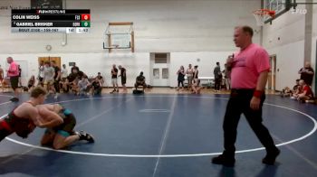 159-167 lbs Semifinal - Gabriel Brisker, PACK732 vs Colin Weiss, Fort Zumwalt South