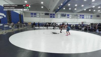 113 lbs Semifinal - Joseph Cortez, Victor Valley vs Maverick Sanchez, Rough House Wrestling Club