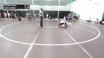 115 lbs Semifinal - Elizabeth Menke, 308 Wrestling Academy vs Olivia Gardner, Leavenworth Takedown Club