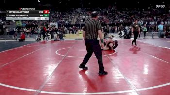 132 lbs Semifinal - Jayden Martinez, Hermiston Oregon vs Ryan Amoureux, Meridian