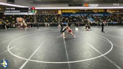 155 lbs Cons. Round 2 - Alexis Anderson, Solon vs Lilly Ness, Williamsburg