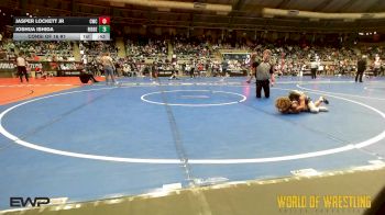 61 lbs Consi Of 16 #1 - Jasper Lockett Jr, Cowboy Wrestling Club vs Joshua Ishida, Ridge Wrestling Club