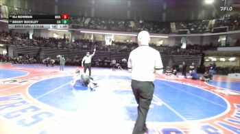 113-2A 1st Place Match - Brody Buckley, East Jackson HS vs Eli Bowman, Rockmart