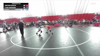 120 lbs Semifinal - Bryson Busler, Askren Wrestling Academy vs Lane Andersen, Pinnacle Wrestling Club