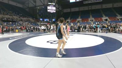 100 lbs Champ. Rd Of 64 - Layla Van Cura, Ohio vs Paige Peters, California