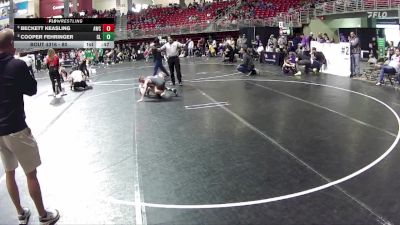 80 lbs Cons. Round 4 - Cooper Fehringer, Clarkson Leigh vs Beckett Keasling, Aurora Wrestling Club