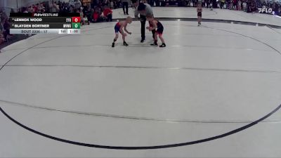 17 lbs Quarterfinal - Blayden Bortner, Medicine Valley Wrestling Club vs Lennox Wood, 2TG