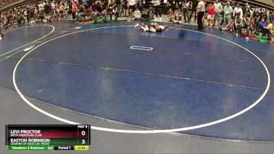 70 lbs Quarterfinal - Levi Proctor, Delta Wrestling Club vs Easton Robinson, Legends Of Gold Las Vegas