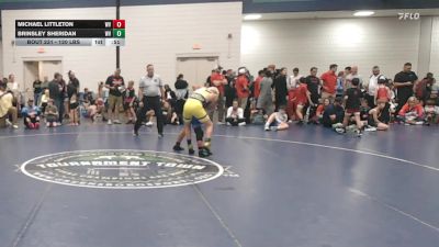 120 lbs Consi Of 8 #2 - Michael Littleton, WV vs Brinsley Sheridan, WV