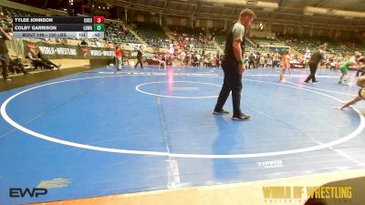 150 lbs Consi Of 4 - Tylee Johnson, Checotah Matcats vs Colby Garrison, Lady Outlaw Wrestling Academy