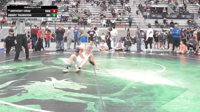 120 lbs Cons. Sub-quarters - Henry Thurston, Buzzsaw Wrestling Club vs Anthony Cruz, Victory Wrestling-Central WA