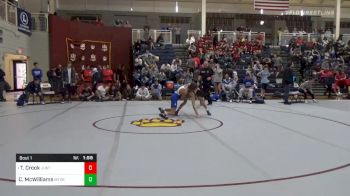 Prelims - Tom Crook, Jesuit High School - Tampa vs CJ McWilliams, Mount Vernon