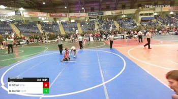 70 lbs Consolation - Rocky Stone, Stone Wrestling vs Briggs Garber, Carrington Pitcrew