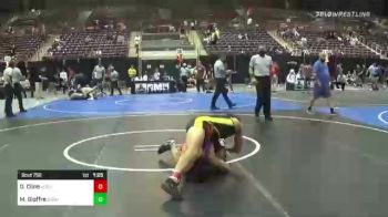 138 lbs Semifinal - Owen Cline, Team Aggression vs Michael Gioffre, Buchanan Wrestling