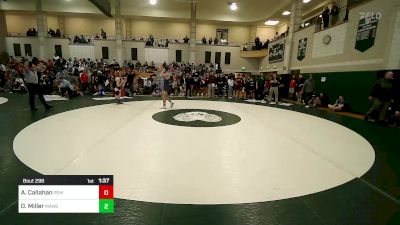 170 lbs Round Of 16 - Aiden Callahan, Pembroke vs Odin Miller, Mansfield