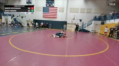 145 lbs Quarterfinal - Monte Hutchinson, Cody Middle School vs Scott Herren, Cody Middle School