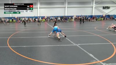 132 lbs Cons. Round 3 - Drake Pollins, Brighton vs Scott Kohlman, Unattached