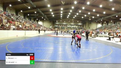 80 lbs Rr Rnd 4 - Lizzie Brown, The Storm Wrestling Center vs Rachel Arnold, The Storm Wrestling Center