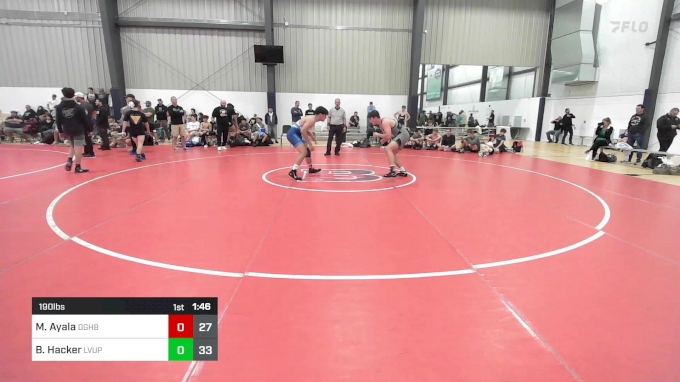 190 lbs Consi Of 4 - Mark Ayala, Doughboy vs Brock Hacker, Level Up