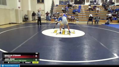 184 lbs 3rd Place Match - Braylin Stidham, W. S. Neal vs Jake Dean, Montgomery Catholic Prep School