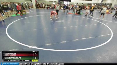 120 lbs Cons. Round 3 - Keegan Dresslar, Southport Wrestling Club vs Colt Boyles, DC Elite Wrestling