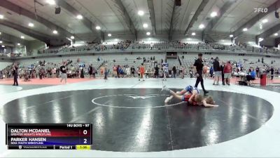 97 lbs Round 5 - Dalton McDaniel, Greater Heights Wrestling vs Parker Hansen, Nixa Youth Wrestling