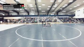 133 lbs Finals (2 Team) - Vincent Paolucci, York vs George McAteer, Ithaca