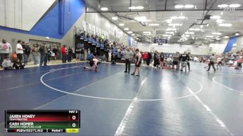 142 lbs Cons. Round 3 - Cash Homer, Wasatch Wrestling Club vs Jaxen Honey, Team Prestige
