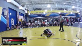 80 lbs Round 2 - Jacob Hald, Flagler Wrestling Club vs Finn Allcroft, PAL Tropics