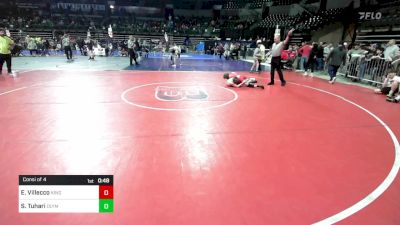 85 lbs Consi Of 4 - Evan Villecco, Kingsway vs Shelby Tuhari, Olympic