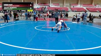 81-85 lbs Cons. Round 1 - Aiden Nam, Glasgow Wrestling Academy vs Grant Roberts, North Carolina