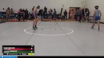 132 lbs Semifinal - Lucas Barrozo, Durango vs Hadi Ibrahim, Yorba Linda