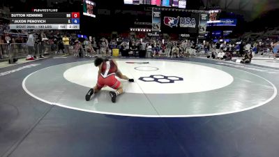 190 lbs Cons. Sub-semis - Sutton Kenning, MN vs Jaxon Penovich, IL