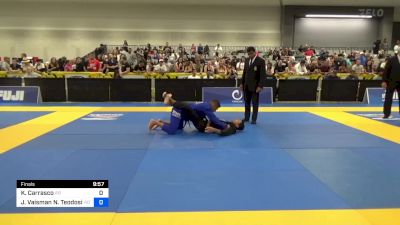 Keven Carrasco vs Jordan Vaisman N. Teodosio Silva 2024 IBJJF Jiu-Jitsu CON International