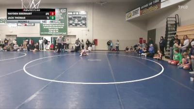 39 lbs Round 2 - Hayden Eberhart, APGC vs Jack Thomas, Team Apex