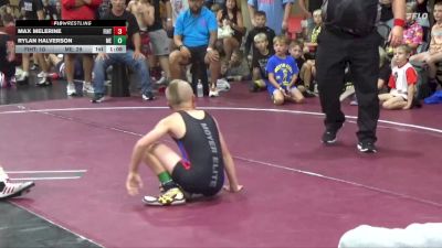 80 lbs Round 3 (6 Team) - Rylan Halverson, Moyer Elite vs MAX MELERINE, Fight Club