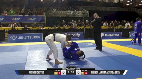 Brenda Larissa Alves Da Silva vs Yasmyn Castro 2026 Pan Jiu Jitsu IBJJF Championship