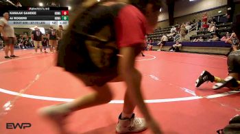 67-70 lbs Rr Rnd 2 - Kanaan Gandee, North Desoto Wrestling Academy vs AJ Rogers, North Desoto Wrestling Academy