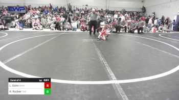 46 lbs Consi Of 4 - Lucien Dohn, Skiatook Youth Wrestling vs Reed Rucker, Tahlequah Wrestling Club