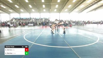 123 lbs Quarterfinal - Gabriel Serros, New Mexico Bad Boyz vs Alijah Benitez, Alamogordo