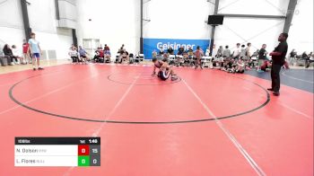 109 lbs Consi Of 4 - Nico Dolson, VHW Black vs Luis Flores, Bull Trained