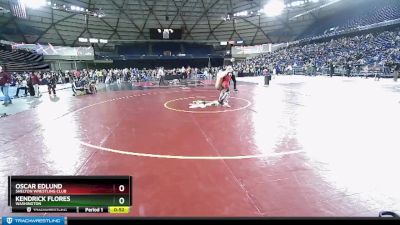 77 lbs Champ. Round 2 - Oscar Edlund, Shelton Wrestling Club vs Kendrick Flores, Washington