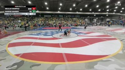 91 lbs Champ. Round 1 - Delilah Whipple, Magic City Wrestling Club vs Harper Marbry, Touch Of Gold