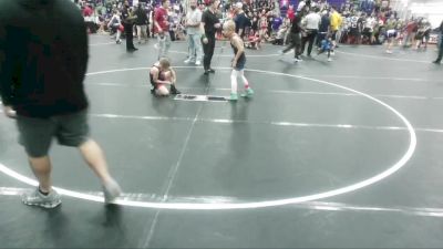 65 lbs Cons. Round 1 - Owen Franklin, Boney Crow`s Wrestling vs Tanner Bell, Mighty Warriors Wrestling Acad