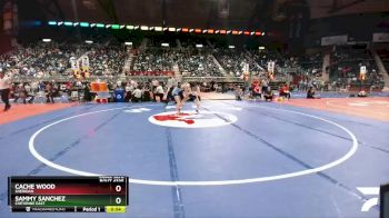 4A-106 lbs Cons. Semi - Sammy Sanchez, Cheyenne East vs Cache Wood, Sheridan