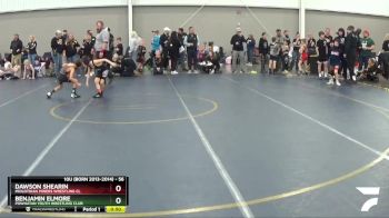 56 lbs Cons. Round 3 - Benjamin Elmore, Powhatan Youth Wrestling Club vs Dawson Shearin, Midlothian Miners Wrestling Cl